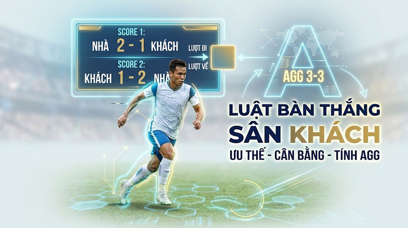 Tìm hiểu về luật bàn thắng sân khách trong bóng đá
