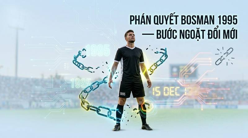 Thông tin về phán quyết Bosman năm 1995 về cầu thủ tự do