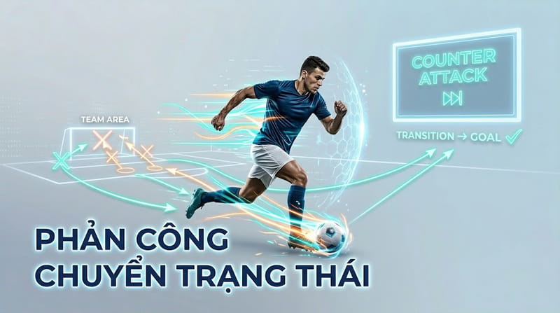 Counter attack là gì? Chiến thuật phòng ngự phản công nhanh trong bóng đá
