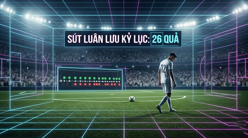 Đá luân lưu tối thiểu 2 quả theo luật bóng đá