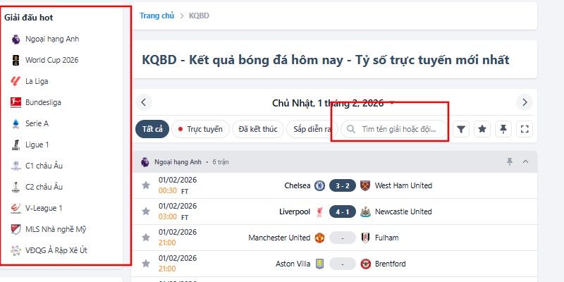 Tra cứu kết quả bóng đá tại FIFADATA