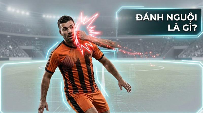 Đánh nguội là hành vi cầu thủ cố ý tấn công đối phương khi bóng không ở gần
