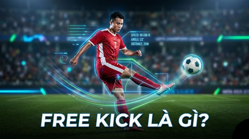Free kick là gì? Luật đá phạt trực tiếp và gián tiếp trong bóng đá