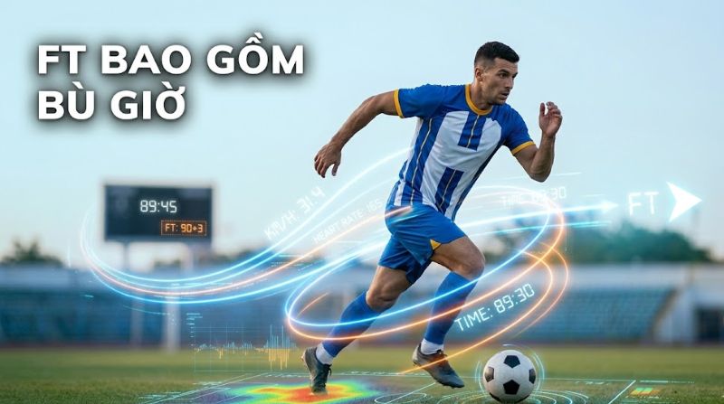 FT chỉ bao gồm 90 phút trận đấu và bù giờ