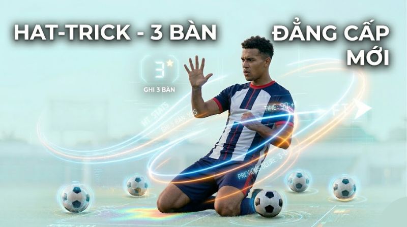 Ghi 3 bàn thắng trong một trận được gọi là hattrick