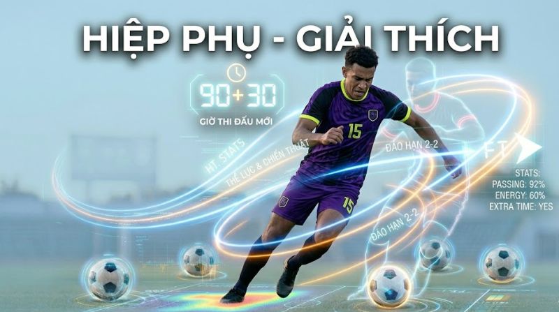 Hiệp phụ thường chỉ xuất hiện trong các trận đấu bóng đá mang tính quyết định