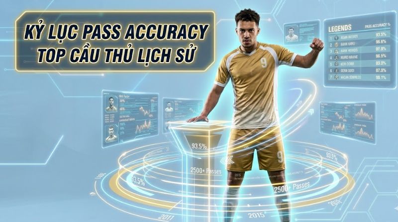 Tổng hợp một số cầu thủ có pass accuracy cao nhất từ trước đến nay
