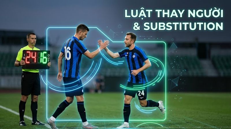Luật thay người trong bóng đá là gì? Các quy định về cầu thủ dự bị
