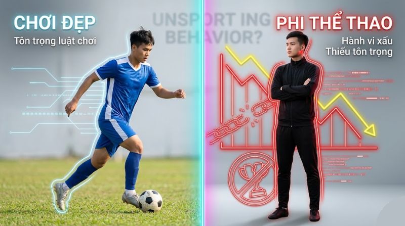 Phi thể thao là thuật ngữ chỉ hành vi vi phạm tinh thần fair play trên sân bóng
