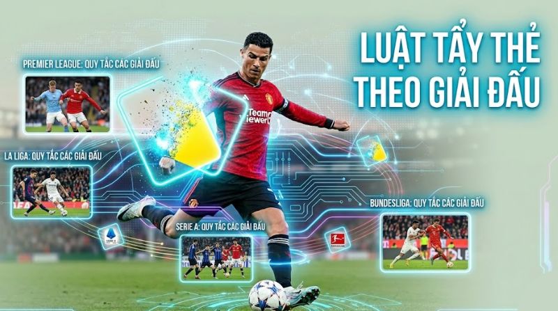 Tìm hiểu luật tẩy thẻ theo từng giải đấu
