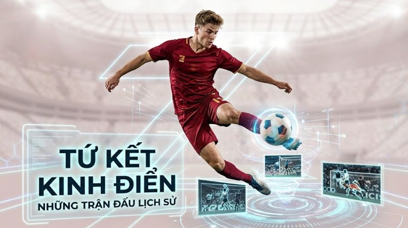 Thông tin về những trận tứ kết kinh điển trong lịch sử