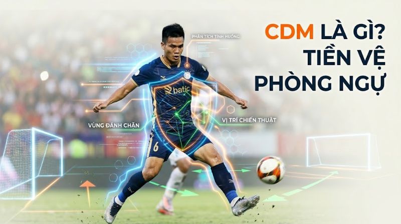 Tìm hiểu về CDM trong bóng đá