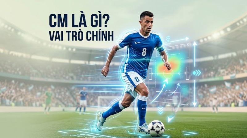 CM là gì trong bóng đá? Tiền vệ trung tâm và central midfielder