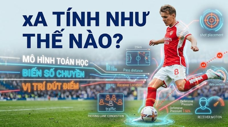 Hướng dẫn cách tính xA mùa giải
