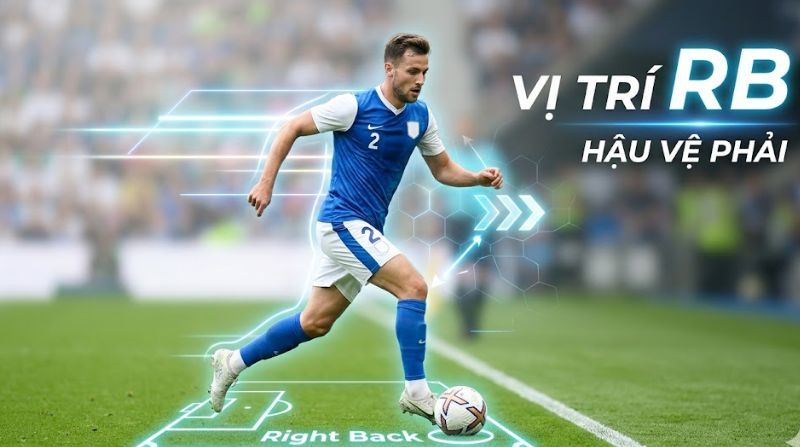 RB là gì trong bóng đá? Tầm quan trọng của hậu vệ phải right back