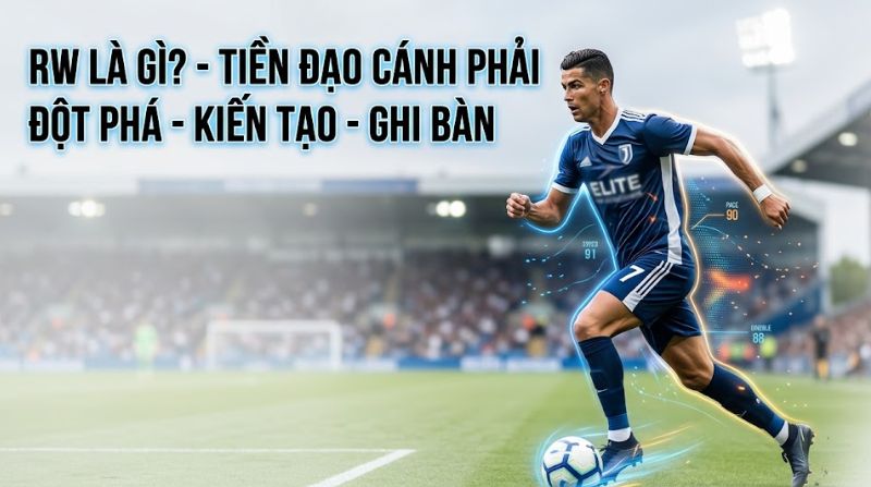 RW là gì trong bóng đá? Kỹ năng và vai trò của tiền đạo cánh phải
