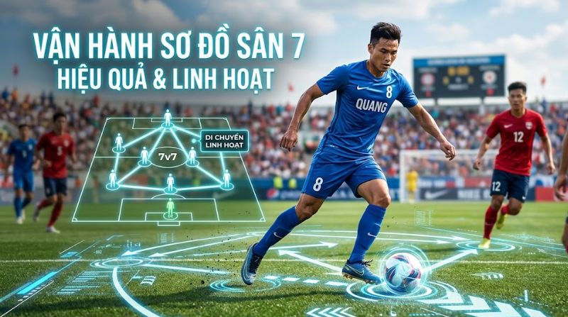 Thông tin về nguyên tắc vận hành sơ đồ sân 7 hiệu quả