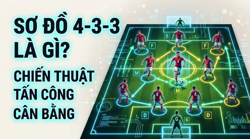 Sơ đồ 433 là gì? Bí quyết vận hành chiến thuật tấn công với đội hình 4-3-3