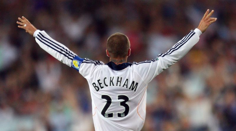 David Beckham chọn áo số 23 khi gia nhập Real Madrid năm 2003